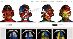 Desktop Screenshot of livemetallica.com